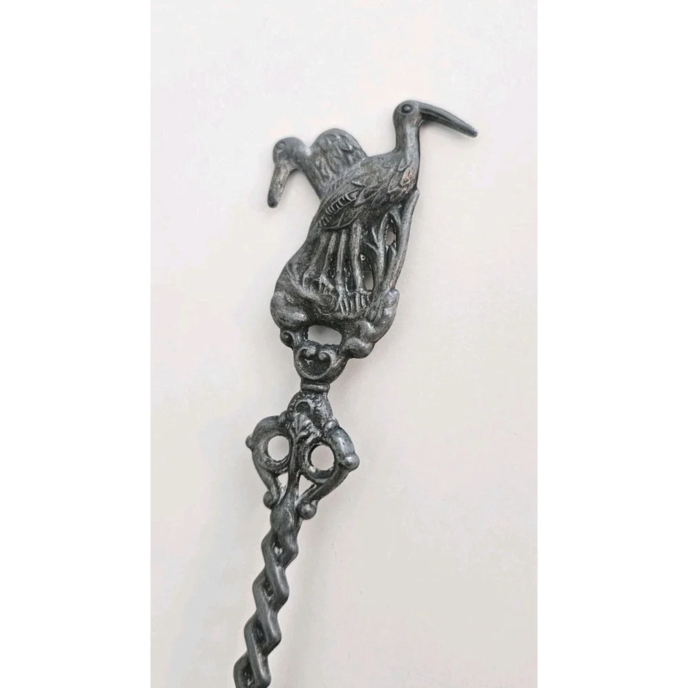 Old WWI Holland VOLENDAM ''Battle of Texel'' Pewter Decorative Collectible Spoon
